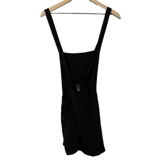 Final price drop Forever 21 Medium Black Dressy Overall Mini Short Jumper Romper - Picture 4 of 9